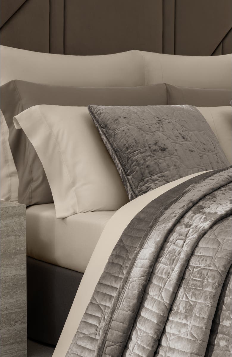 Togas Arnas Bedcover, Alternate, color, Grey