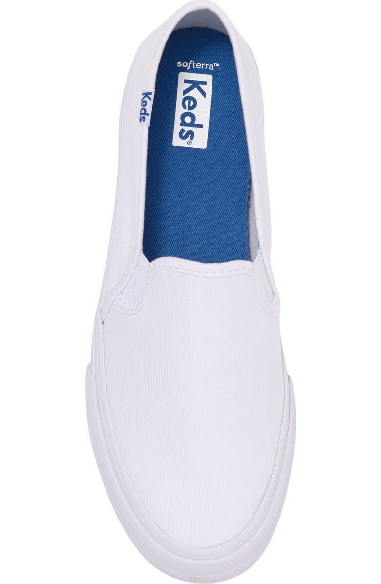 Keds<sup>®</sup> Keds Double Decker Canvas Slip-On Sneaker, Alternate, color,