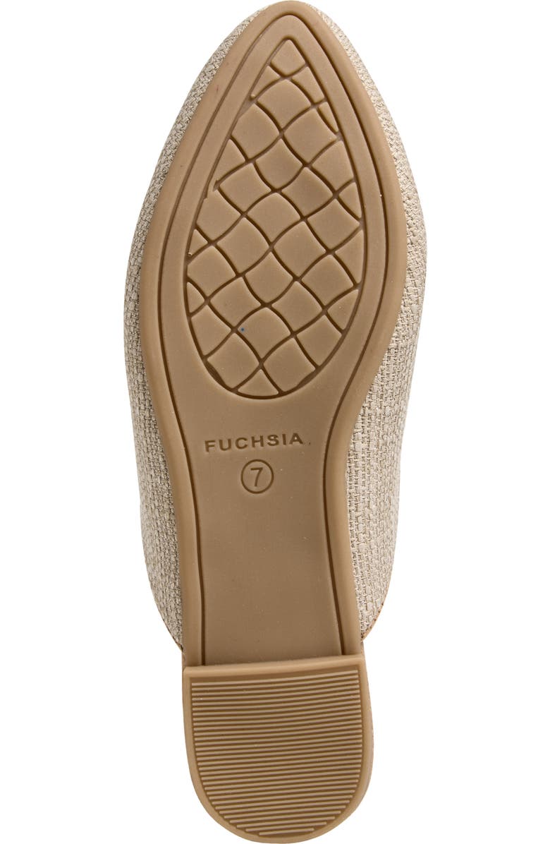 FUCHSIA Sunny Meadows Floral Embroidered Mule, Alternate, color, Light Beige