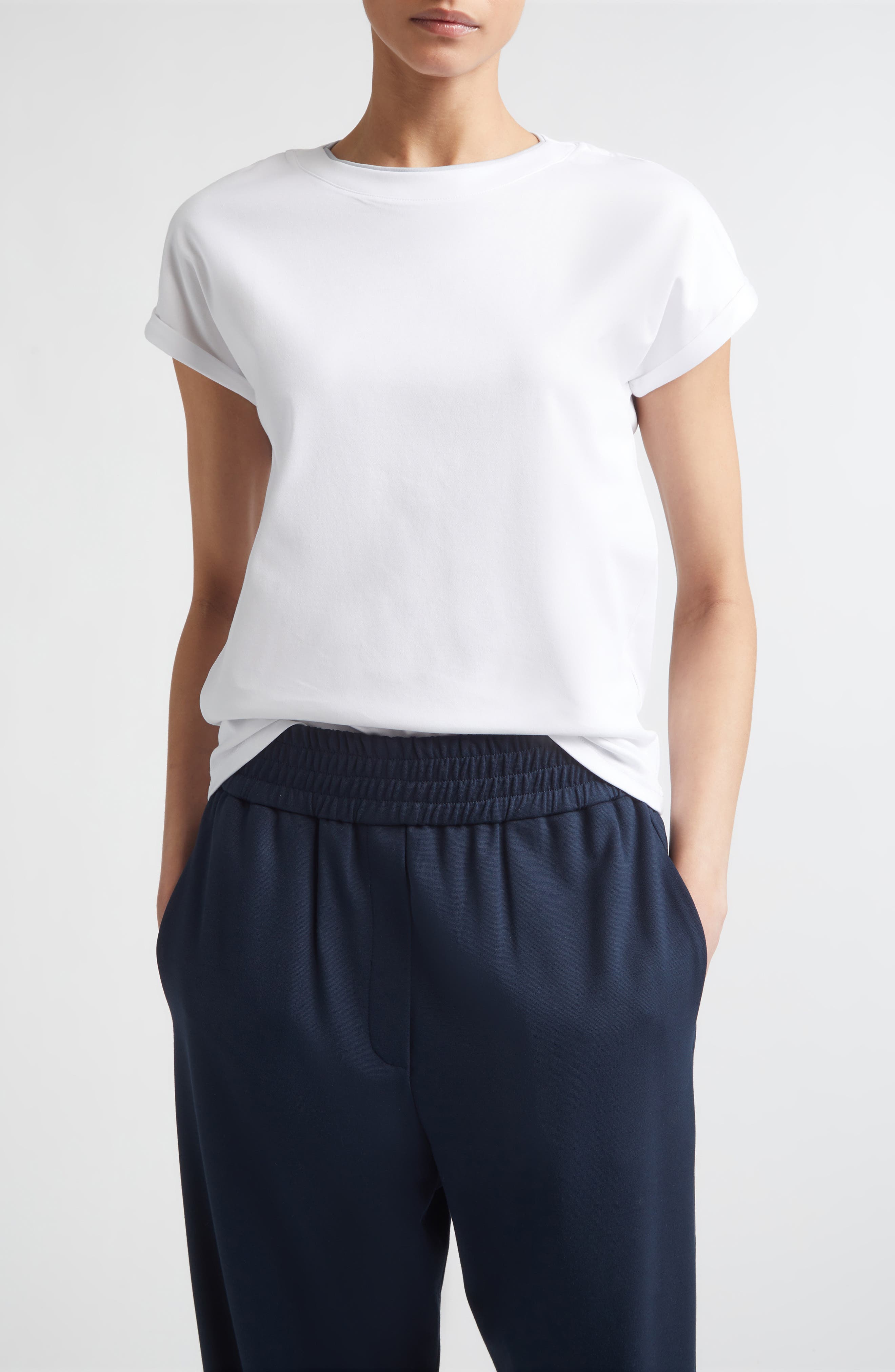 Layered Crewneck T-Shirt - image 3