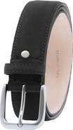 Ghurka Handcrafted in Italy Genuine suede leather belt