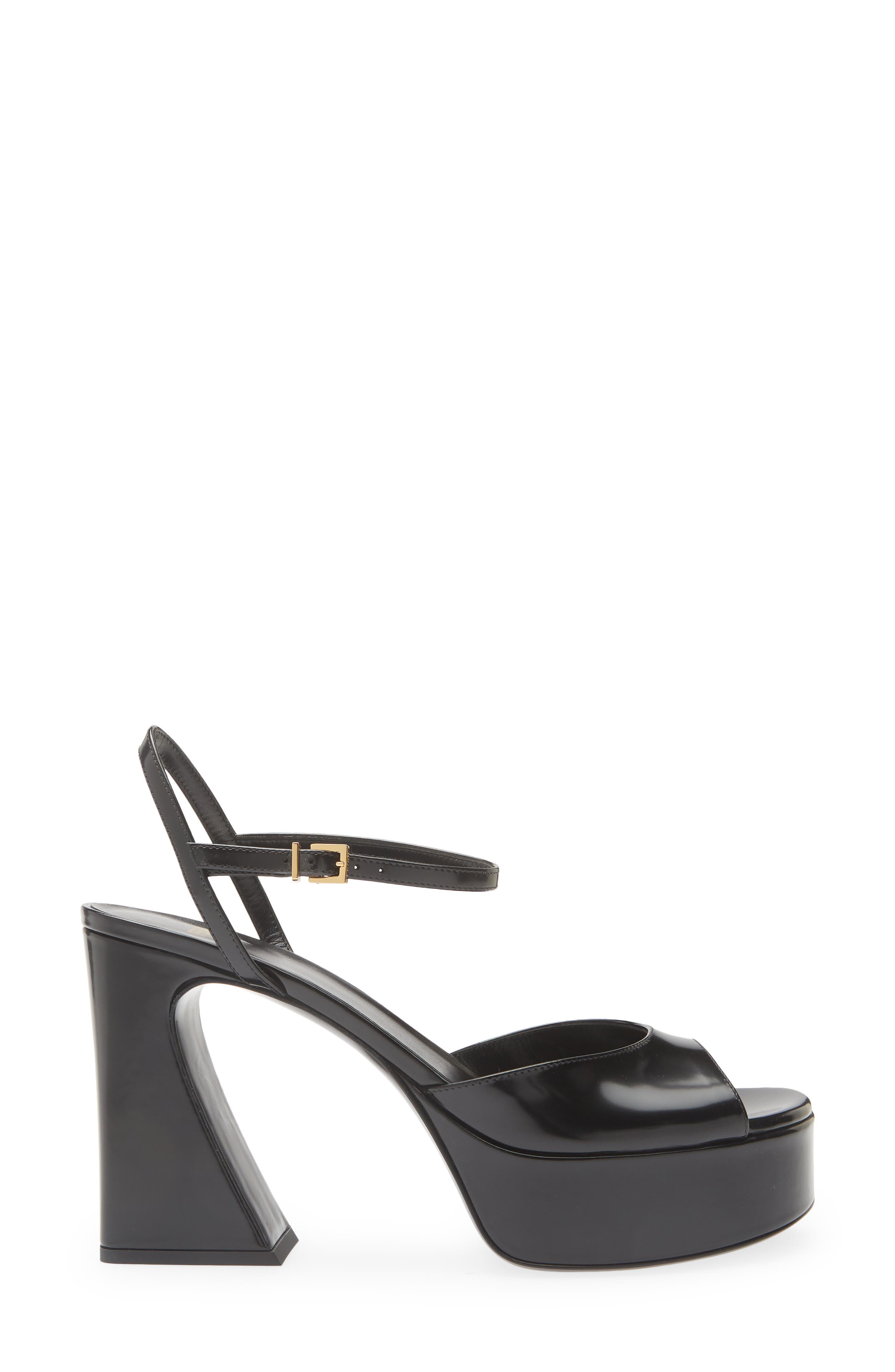 Arco Platform Sandal, Alternate, color, NERO