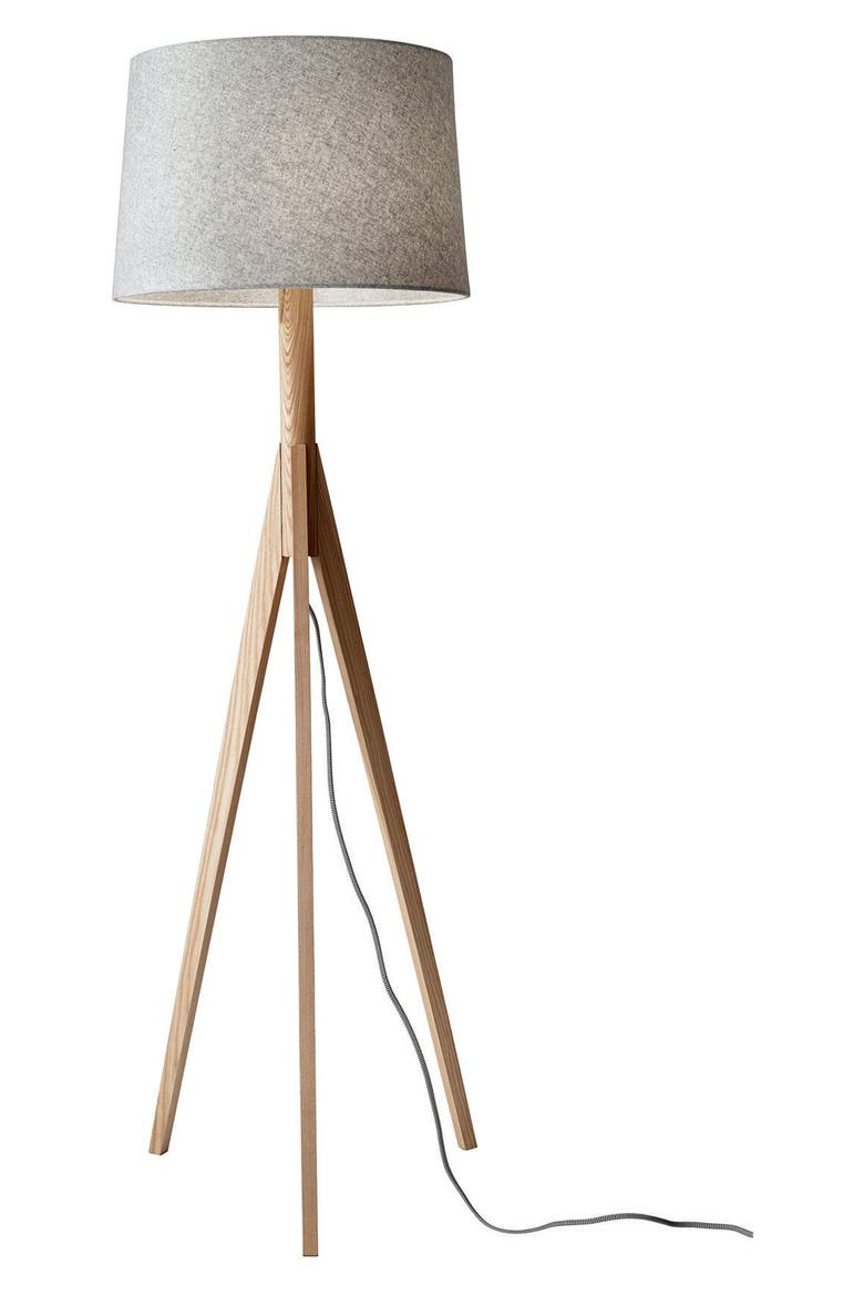 Eden Floor Lamp, Main, color, NATURAL ASH