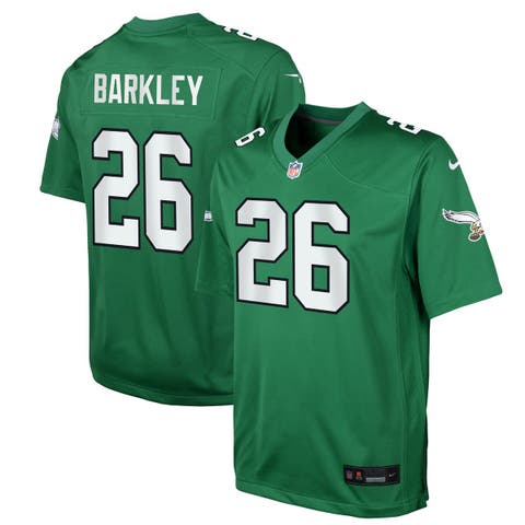 Youth Nike Saquon Barkley Kelly Green Philadelphia Eagles Game Jersey