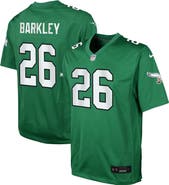 Nike Youth Nike Saquon Barkley Kelly Green Philadelphia Eagles Game Jersey