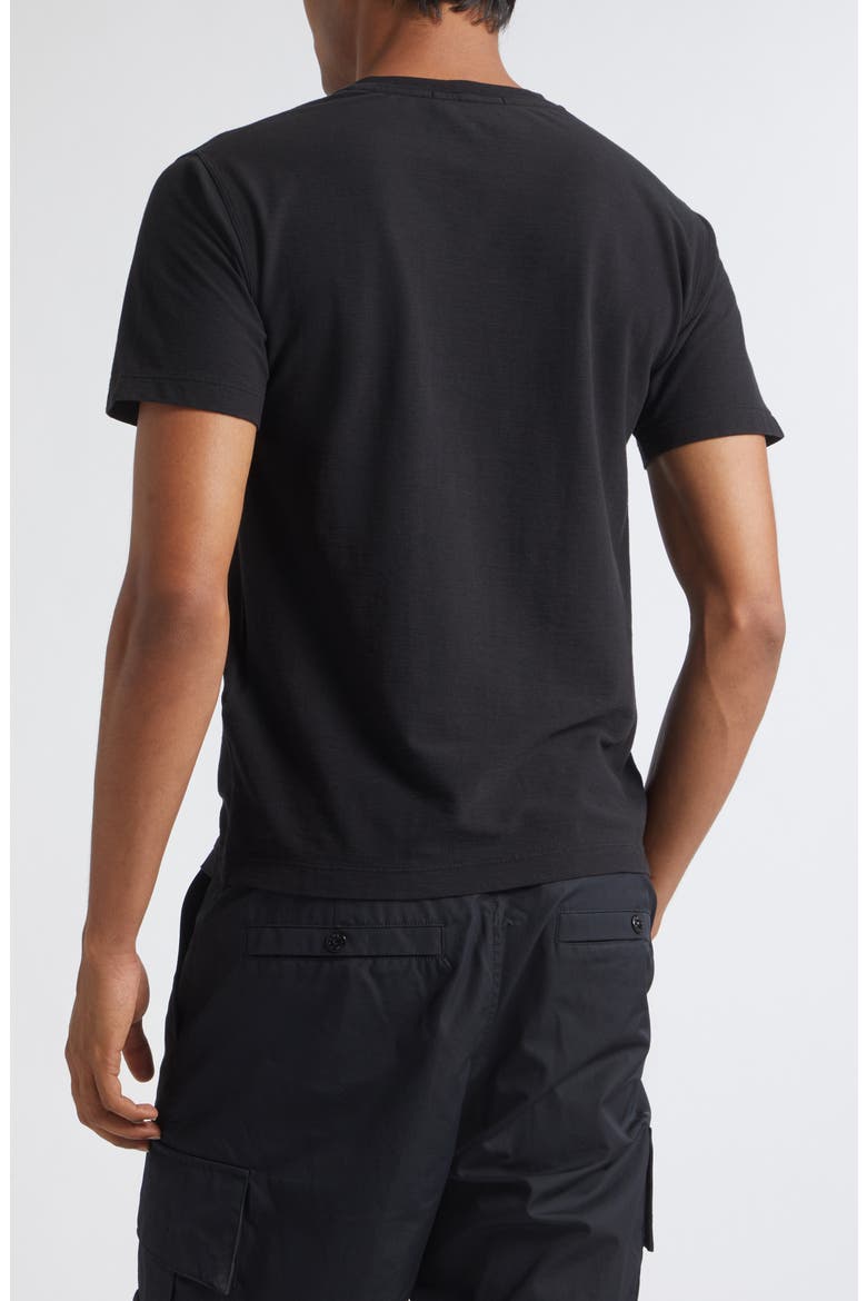 Compass Logo Patch Cotton T-Shirt, Alternate, color, V0029 BLACK