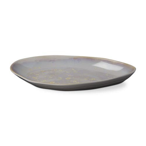 Tag Oyster Melamine Large Serving Bowl In Gray