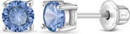In Season Jewelry Classic Round Solitaire Earrings