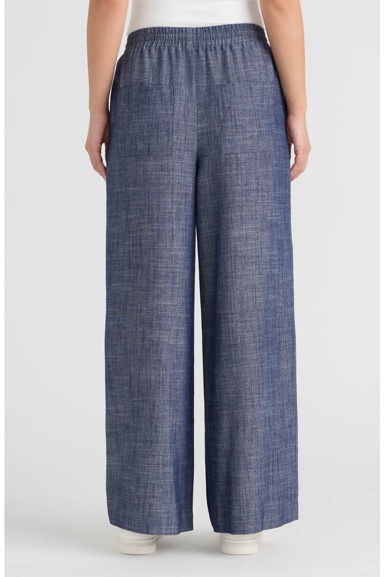 Embroidered Drawstring Pants, Alternate, color, DENIM BLUE