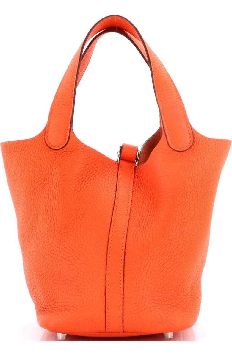 Pre-Owned Hermes Picotin Lock Bag Clemence PM, Alternate, color, Feu