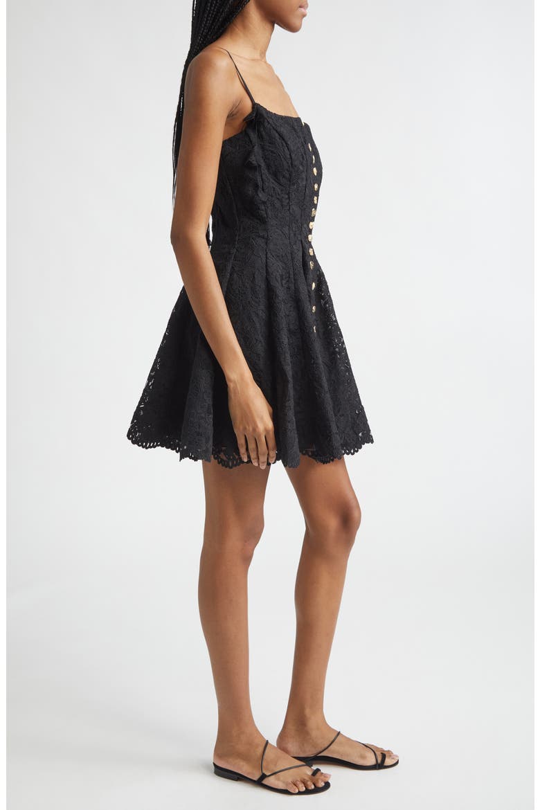 Flamenco Folklore Lace Corset Minidress, Alternate, color, FLAMENCO FOLKLORE