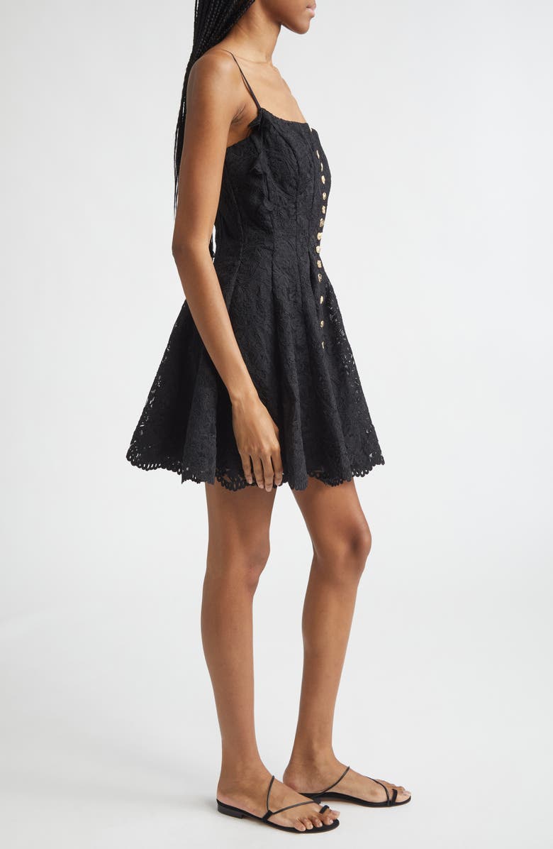 Camilla Flamenco Folklore Lace Corset Minidress, Alternate, color, Flamenco Folklore