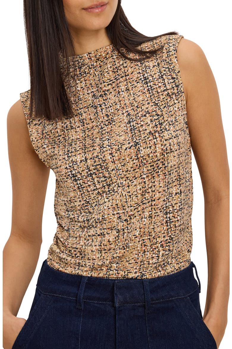 Printed Tweed Knit Tank, Main, color, NEUTRAL MULTI