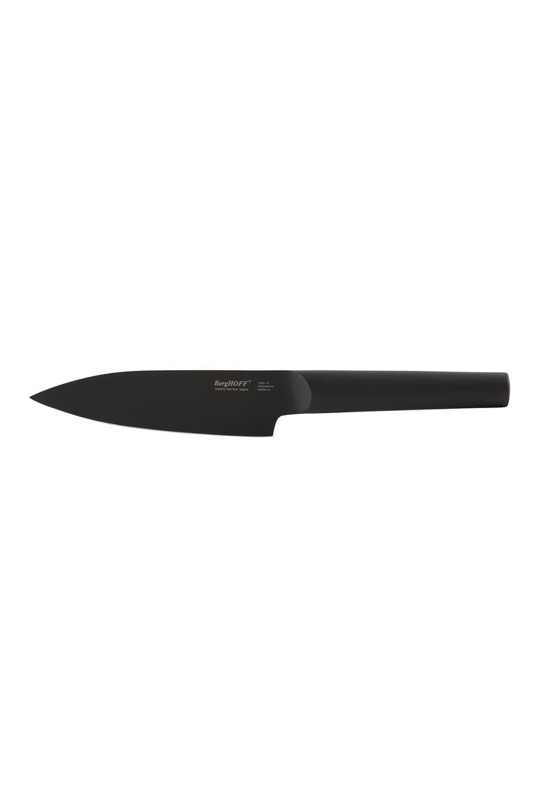 Ron 5" Chef's Knife, Main, color, BLACK