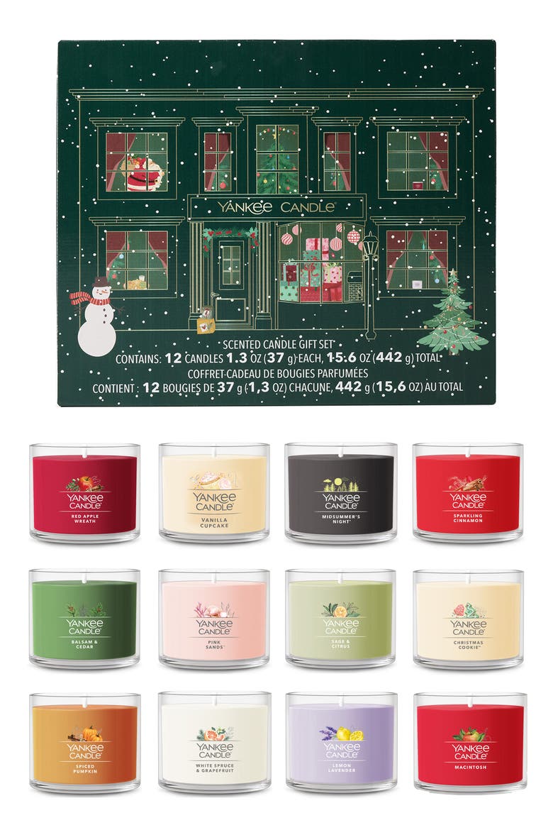 Signature Votive Mini Candle Jars - 12 Days of Christmas Candle Advent Calendar 2026, Alternate, color, Multi