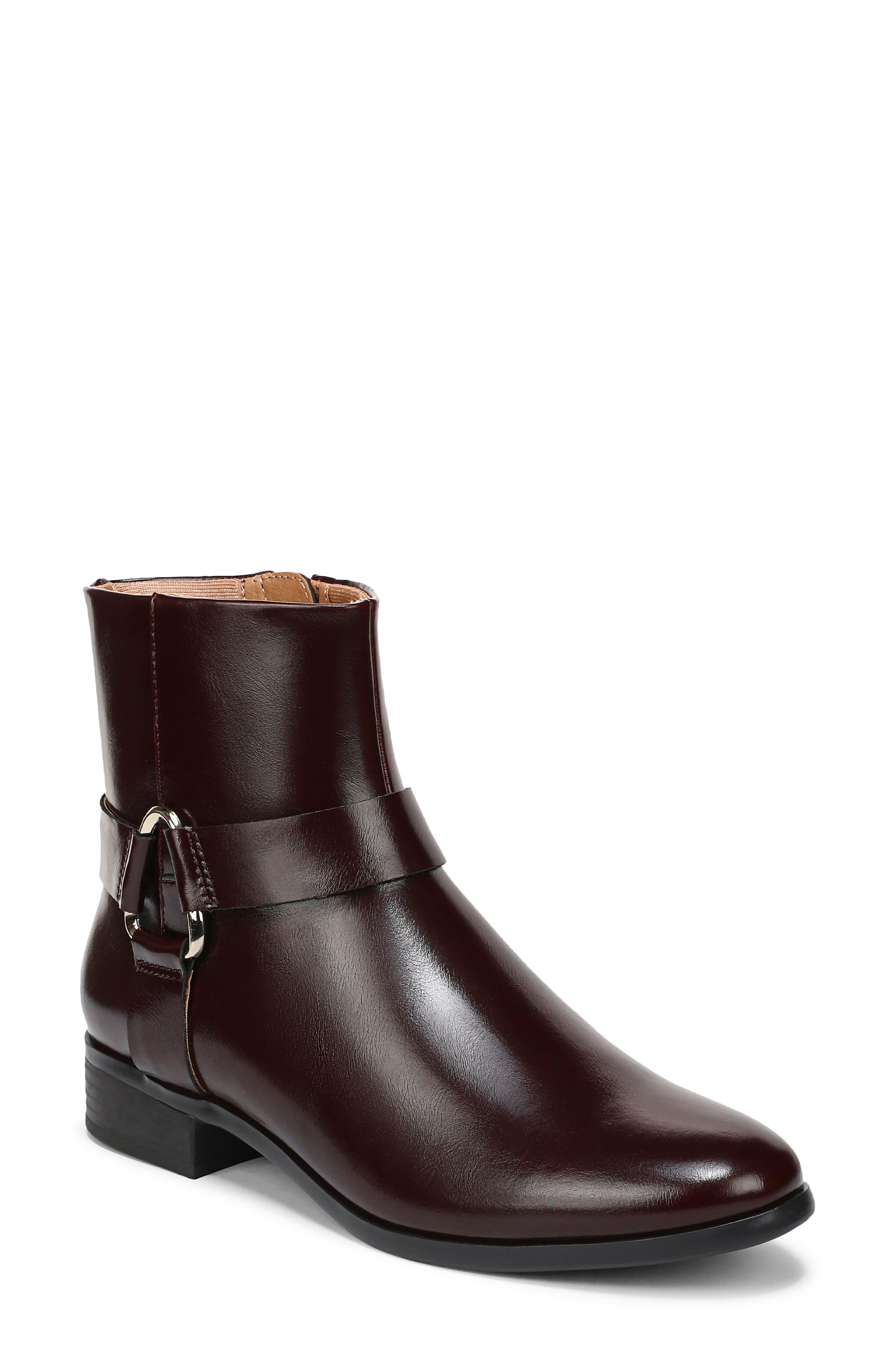 Simona Ankle Bootie, Main, color, CHOCO PLUM