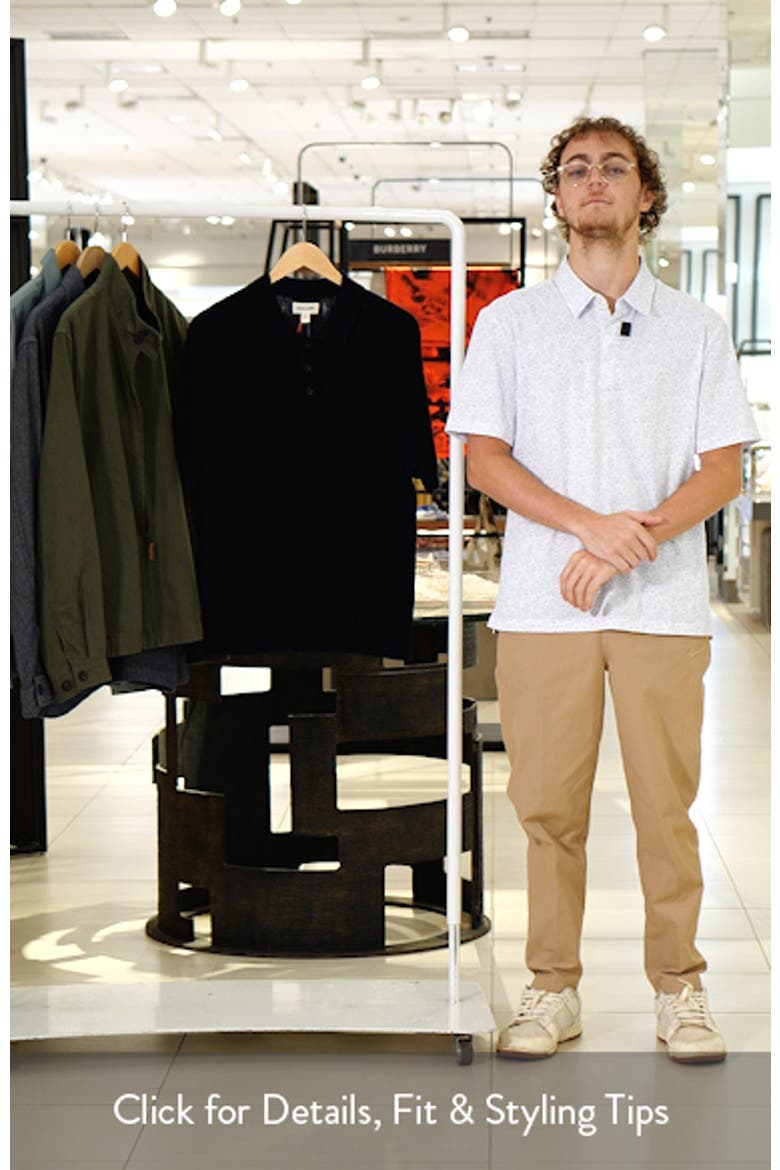 Textured Short Sleeve Polo Sweater video