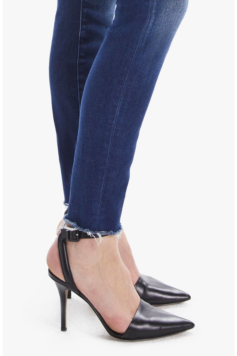 The Looker Fray Hem Ankle Skinny Jeans, Alternate, color, HOME MOVIES