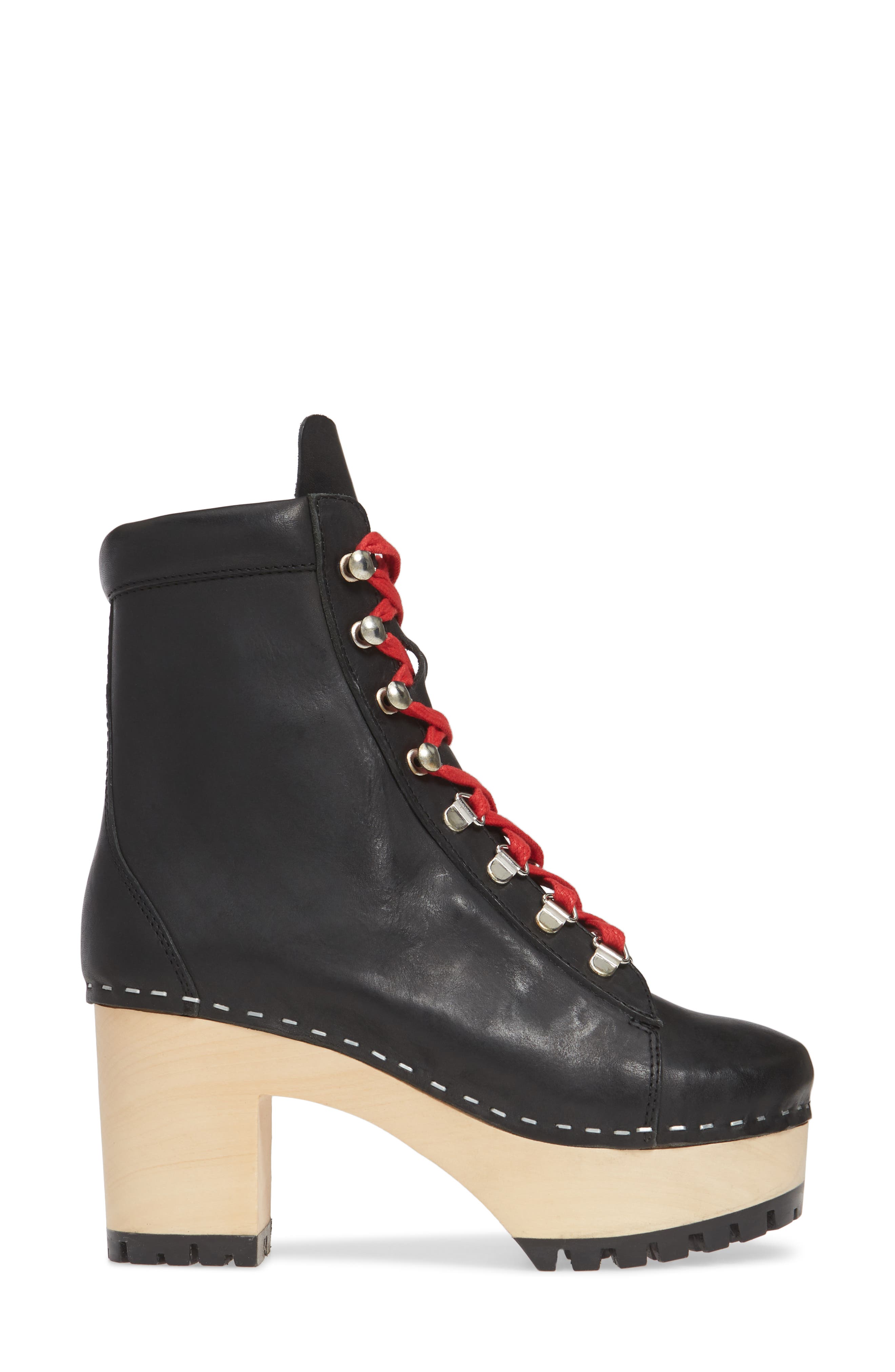 Swedish Hasbeens Hiking Bootie, Alternate, color, 