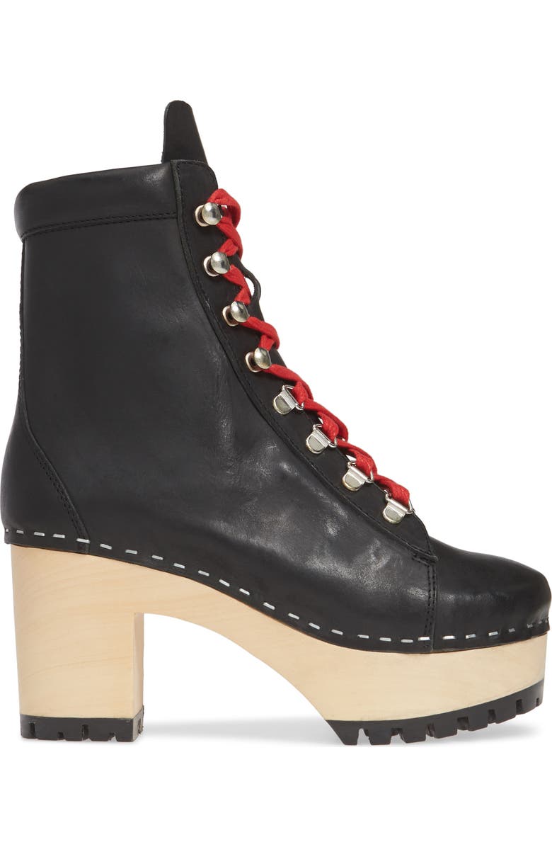 Swedish Hasbeens Hiking Bootie, Alternate, color,