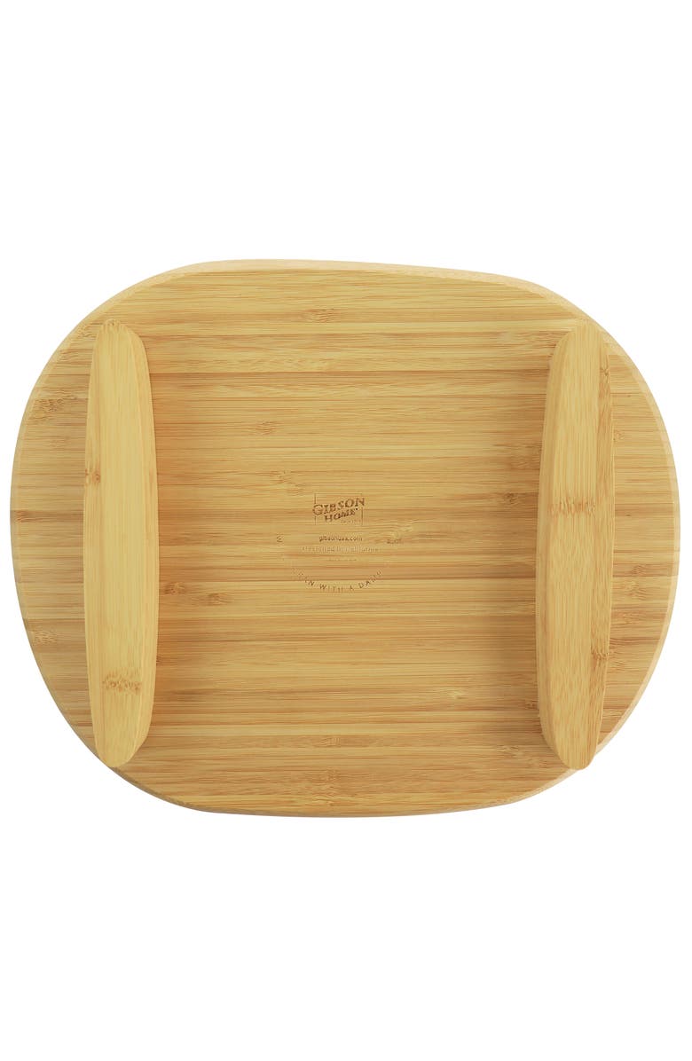 Gibson Home 13.5 Inch Sadler Wooden Serving Tray, Alternate, color, Light Brown