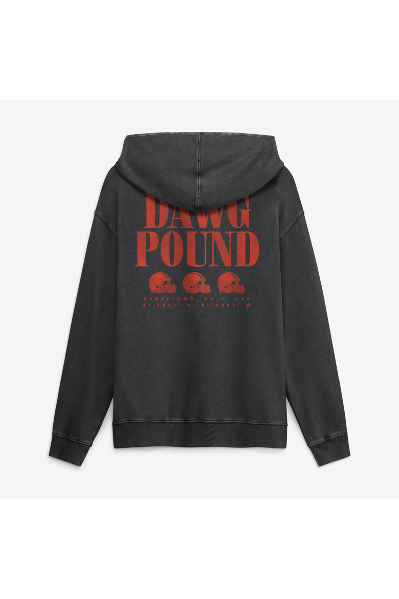 Men's Fanatics Black Cleveland Browns Relaxed Intense Rivalry French Terry Hoodie, Alternate, color, Black