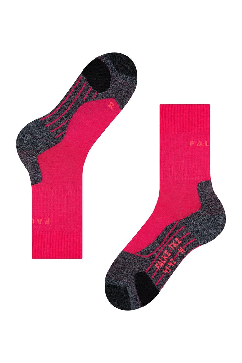 TK2 Explore Hiking Socks, Alternate, color, Rose
