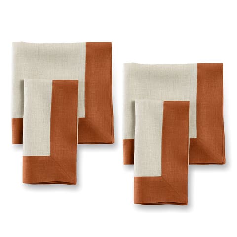 Linen Dinner Napkins - Contempo, 20" x 20"