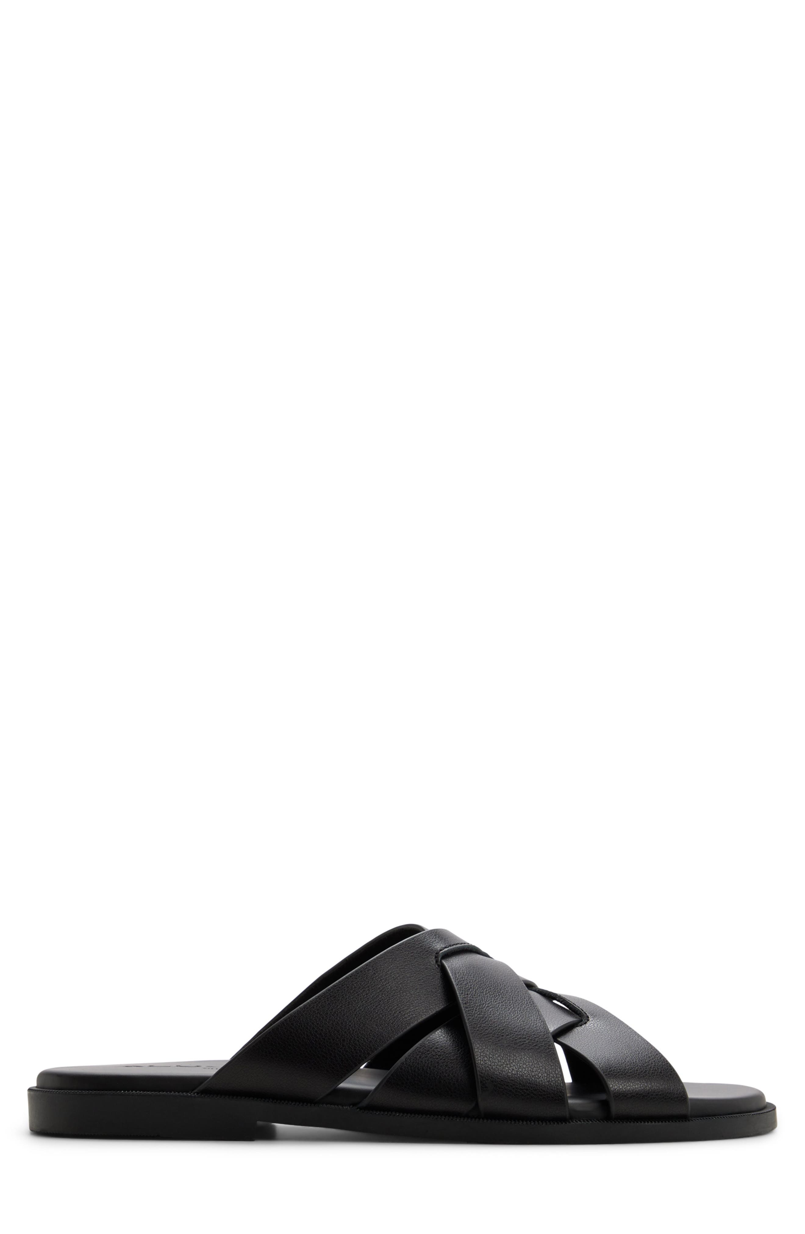 ALDO Birchill Slide Sandal, Alternate, color, Black