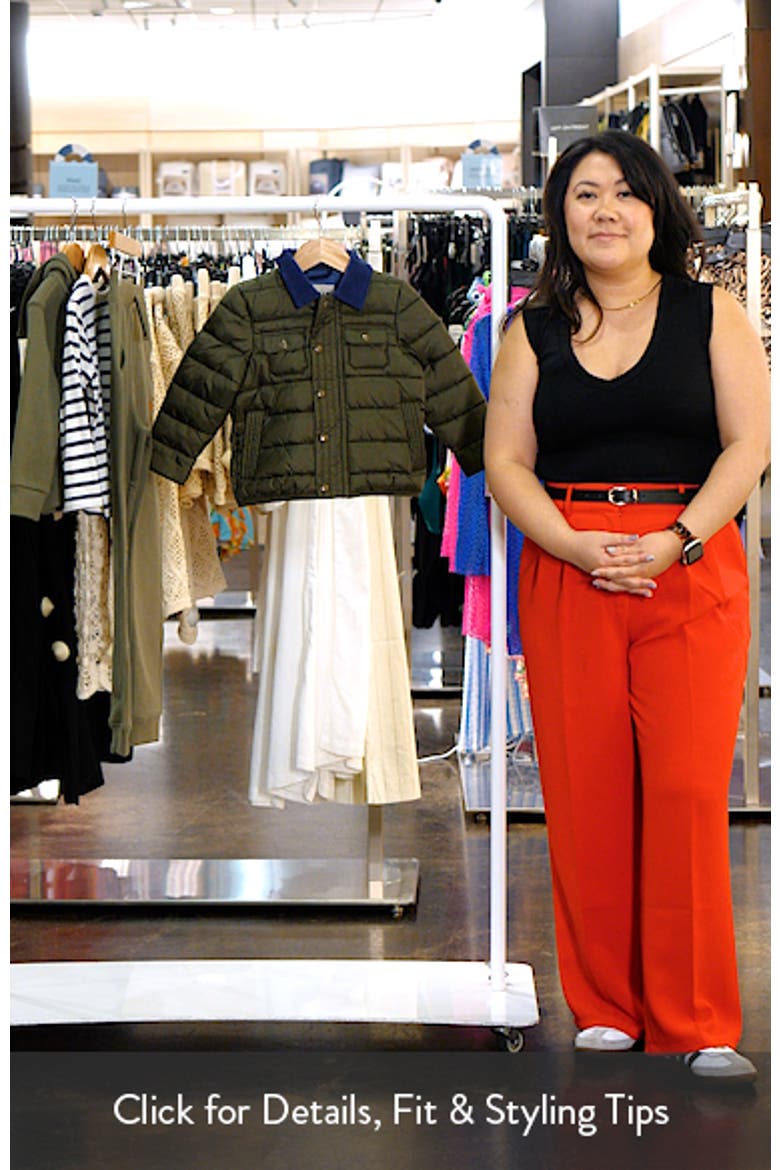 Kids' Corduroy Collar Baffled Jacket video