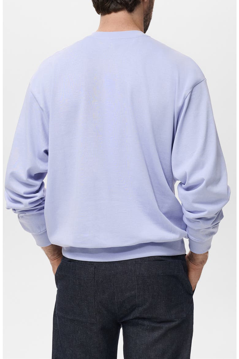 Cotton Sweatshirt, Alternate, color, SKY BLUE