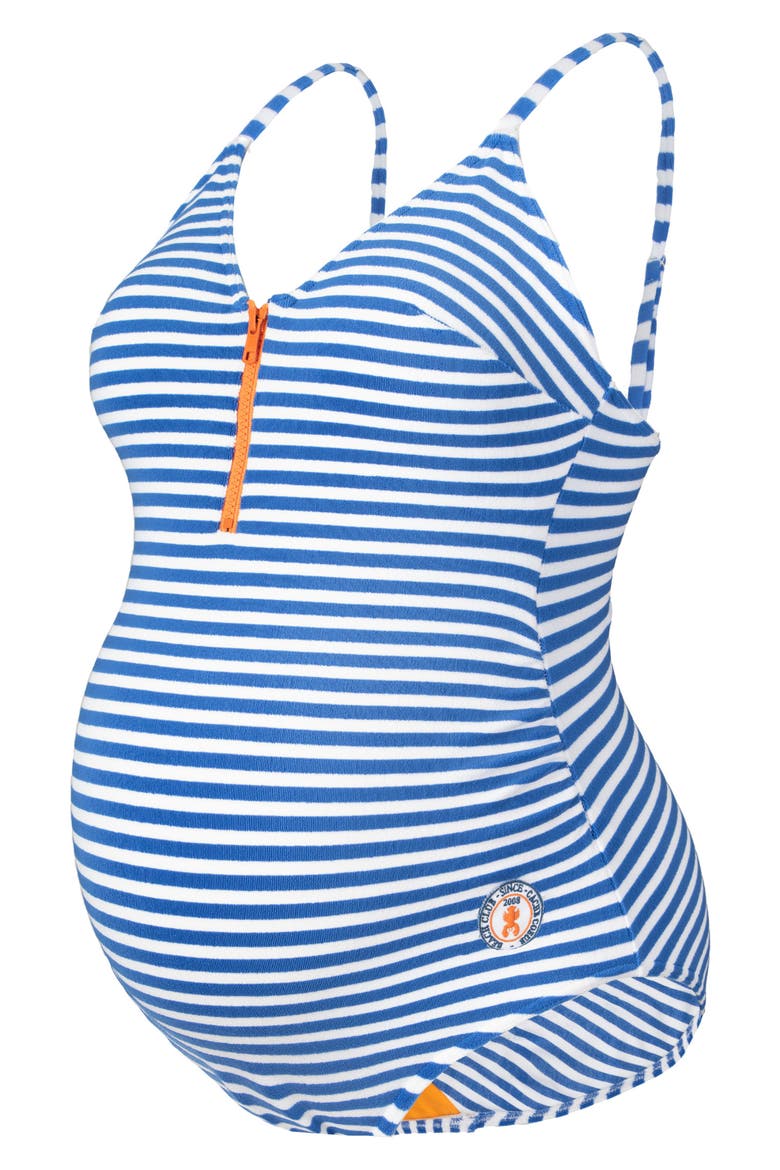 Belle Maternity/Nursing One-Piece Swimsuit, Alternate, color, MULTICOLOR