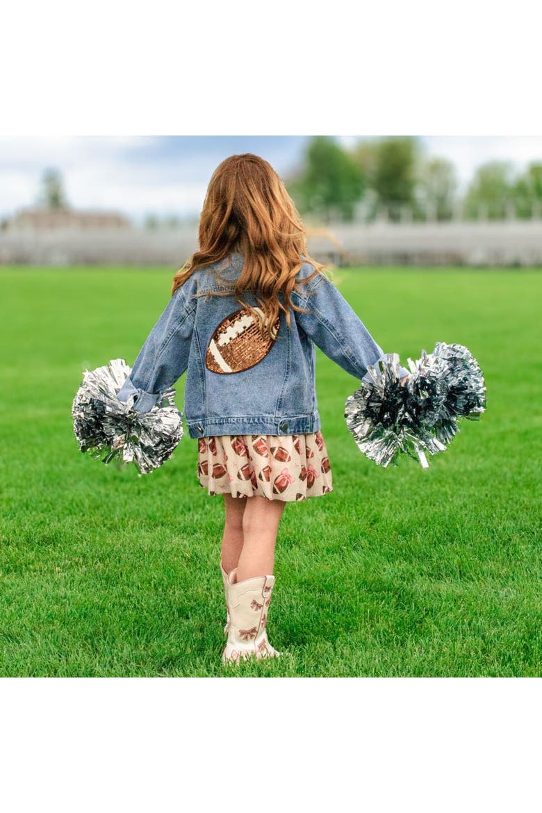 Football Cutie Tutu, Alternate, color, Ivory