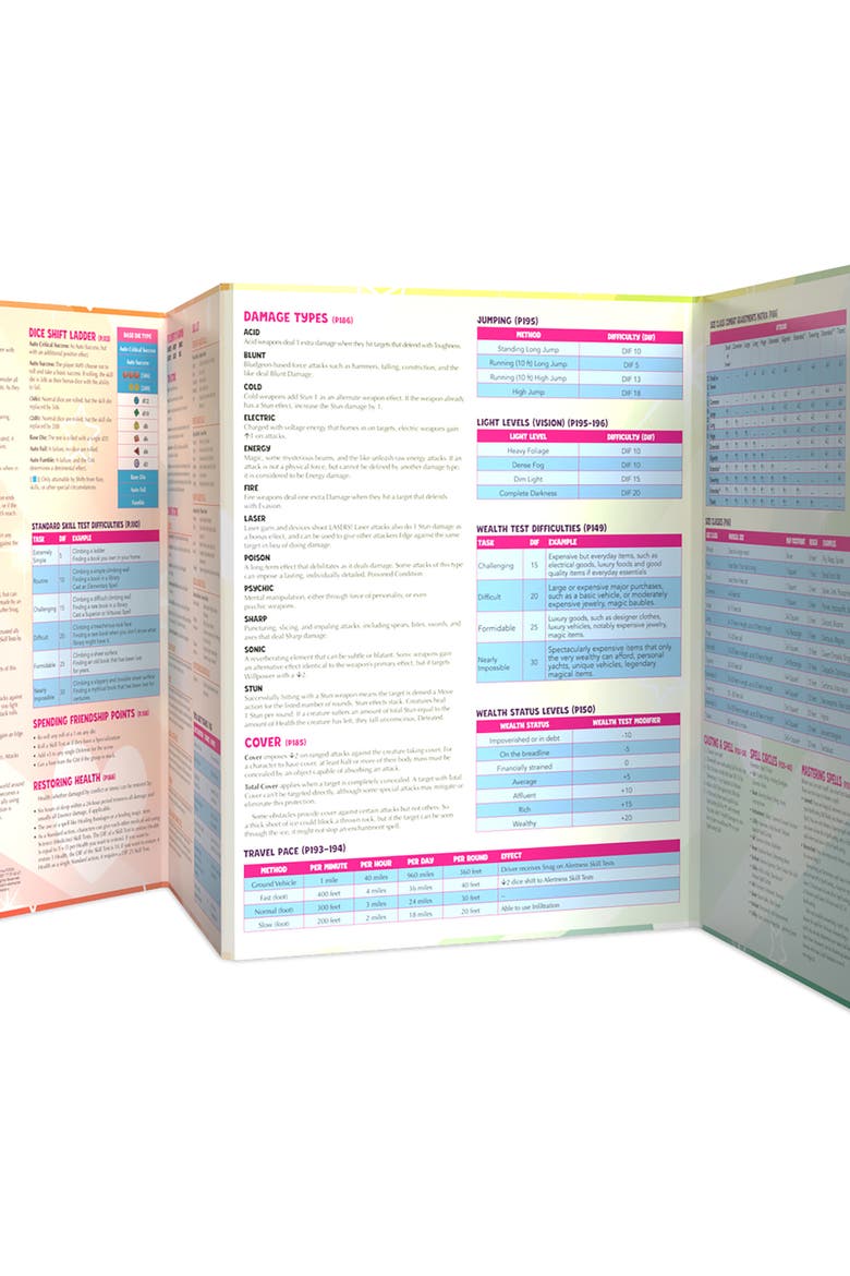 My Little Pony Roleplaying Game in A Jam Adventure and GM Screen, Alternate, color, Multicolored