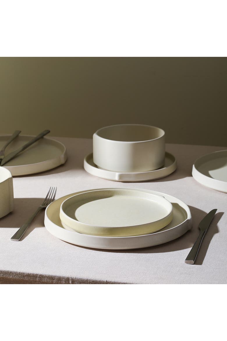 Bao Stoneware 12-Piece Dinnerware Set, Alternate, color, Beige
