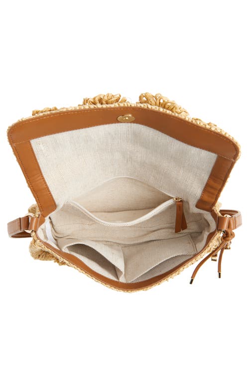 Sam Edelman Small Phoebe Raffia Shoulder Bag In Sand