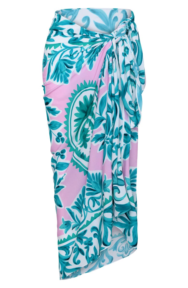 La Blanca Opulent Cover-Up Pareo, Alternate, color, 