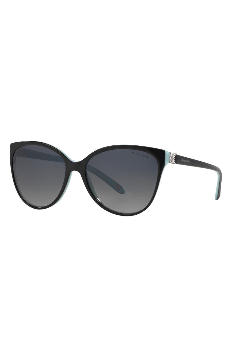 Tiffany & Co. 58mm Polarized Cat Eye Sunglasses, Alternate, color, 