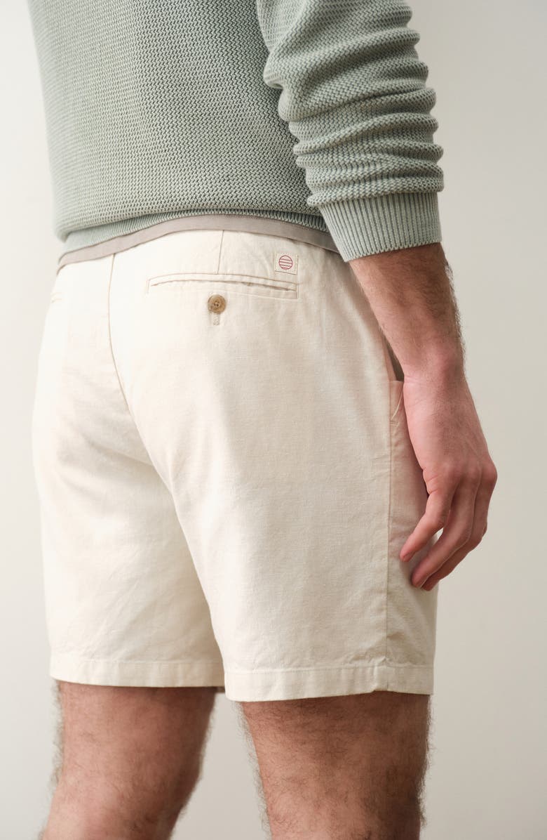 Marine Layer Saturday Hemp Chino Shorts, Alternate, color, Natural