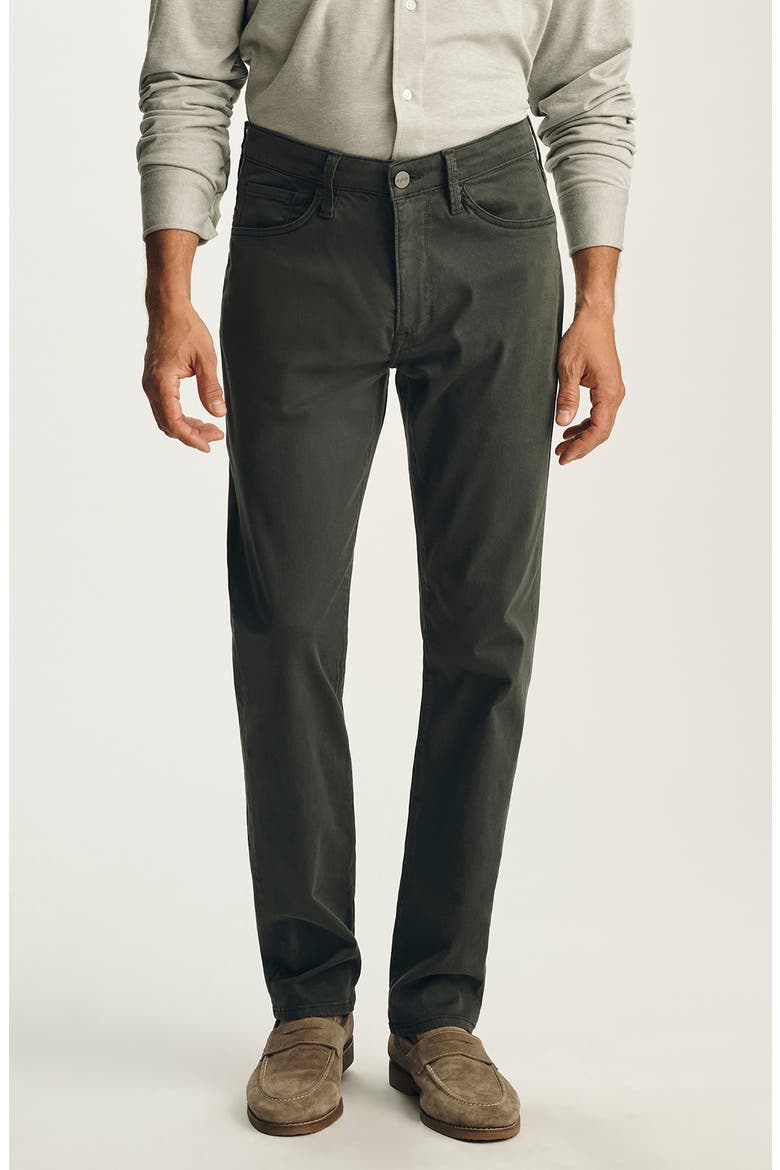 Courage Straight Leg Twill Pants, Main, color, DEEP TEAL TWILL