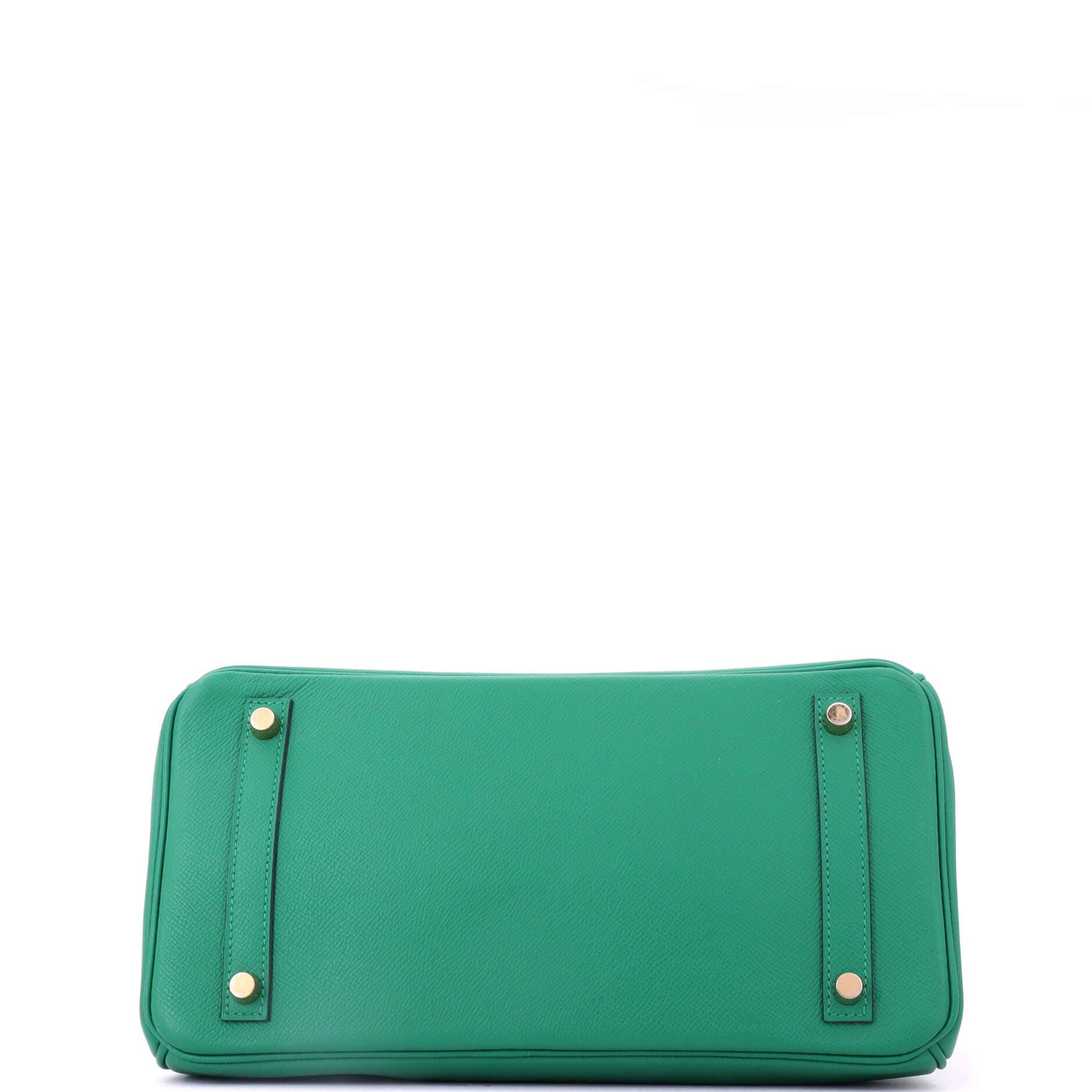 Birkin Handbag Green Epsom with Gold Hardware 30, Alternate, color, Green