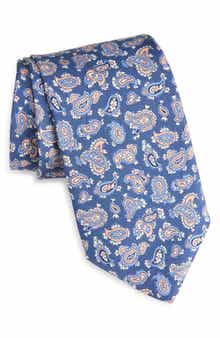 Paisley Print Silk Tie