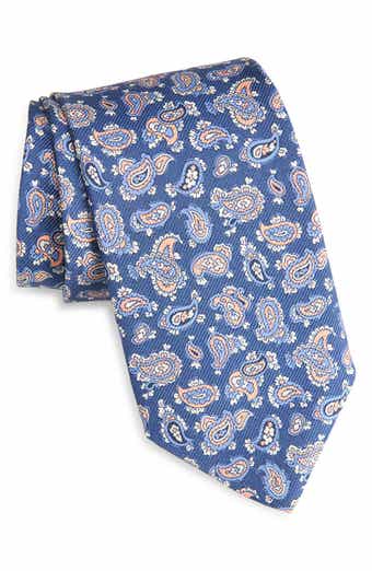 Paisley Print Silk Tie