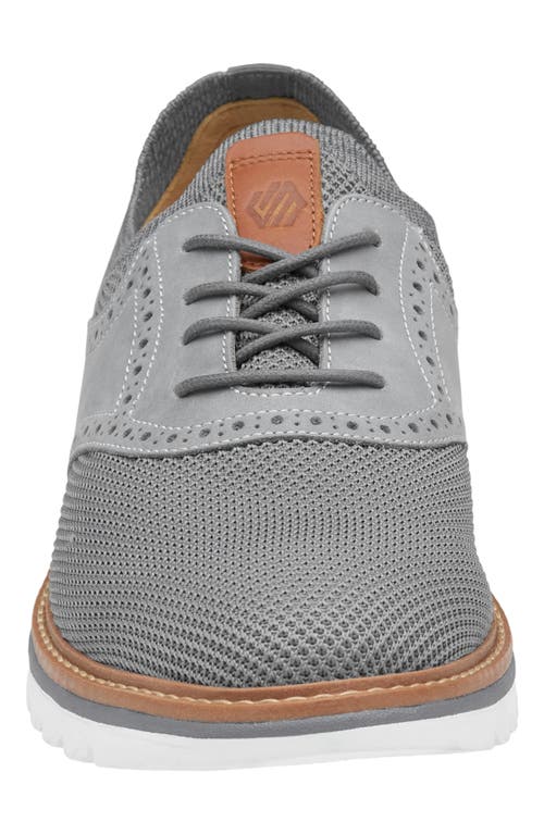 Johnston & Murphy Braydon Saddle Derby In Gray