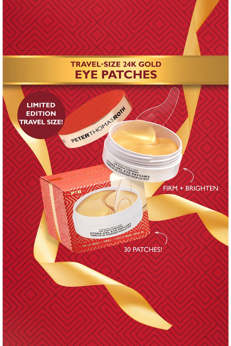 24K Gold Pure Luxury Lift & Firm Hydra-Gel Eye Patches, Alternate, color, NO COLOR