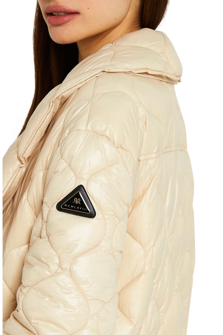Onion Quilted Puffer Coat, Alternate, color, YELLOW