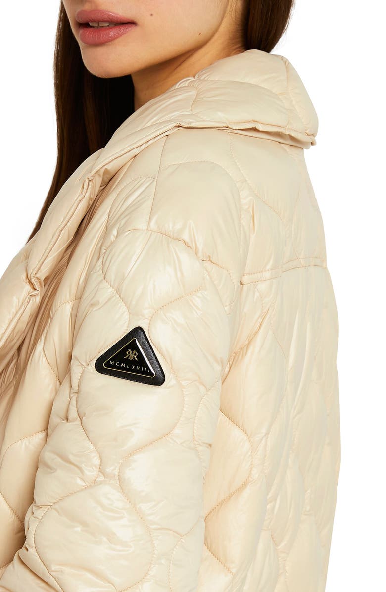 River Island Onion Quilted Puffer Coat, Alternate, color,
