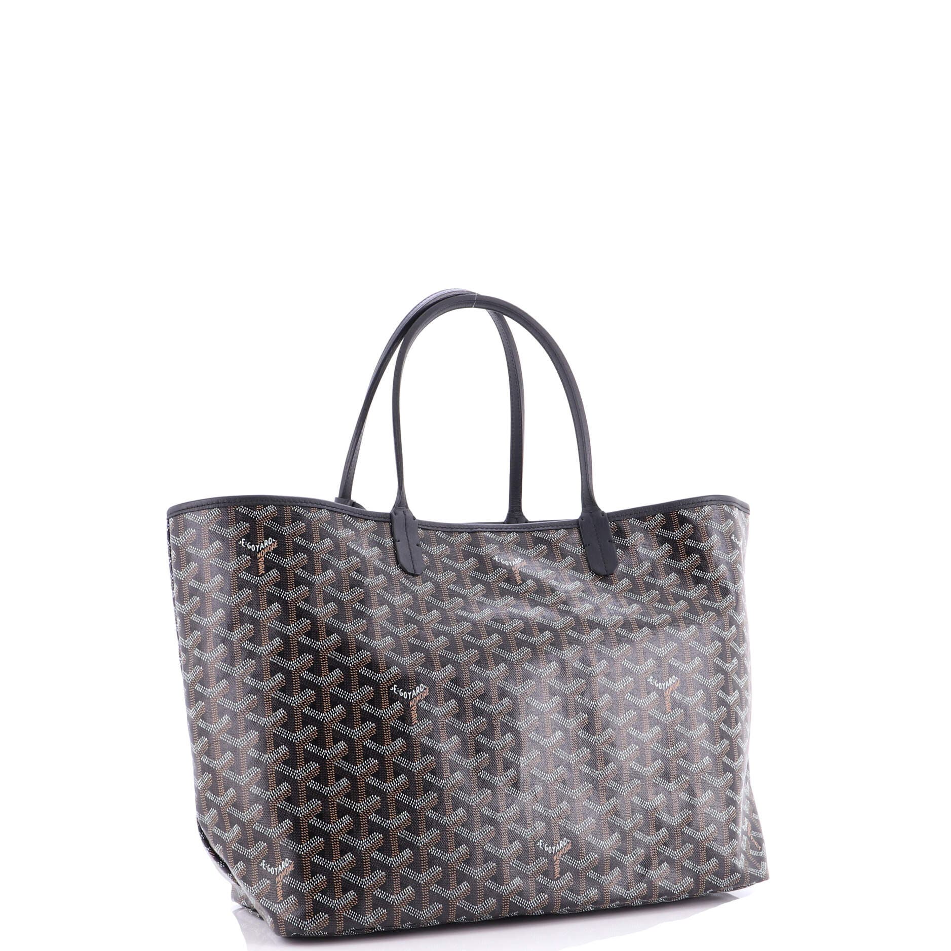 Pre-Owned Goyard Saint Louis Tote Coated Canvas PM, Alternate, color, 