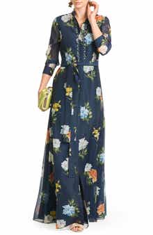 Addison Embellished Tie Waist Gown