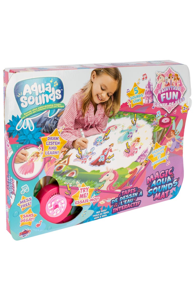 Sinco Aqua Sounds Magic Mat Fairytale Fantasy Water Drawing, Ages 2+, Alternate, color, Multicolored